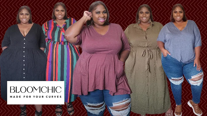 ROUND 2 With BLOOMCHIC!  Plus Size Fall Haul Try-On Honest Review| Fall Dresses & Tops! Curvy Style!