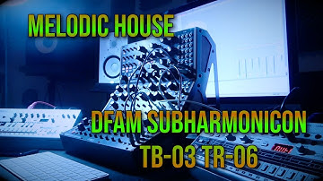 Acid house with dfam subharmonicon roland tb03 tr06