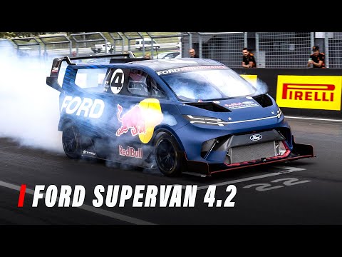Ford's Insane 1,400-HP SuperVan 4.2 EV Sets Bathurst Lap Record