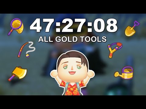 I Got Every Golden Tool as Fast as Possible in Animal Crossing New Horizons!