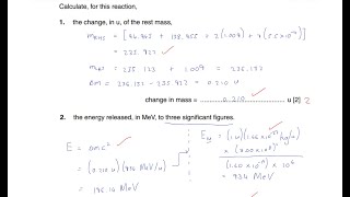 CAIE A-Level Physics - Nuclear Physics - Problem Solving screenshot 4