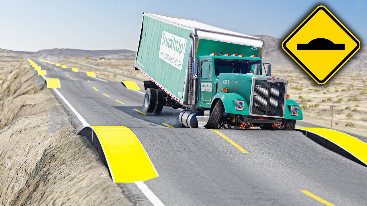 Cars vs Speed Bumps – Suspension Torture Test!