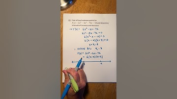 4.3 - Derivatives and Shapes of Curves