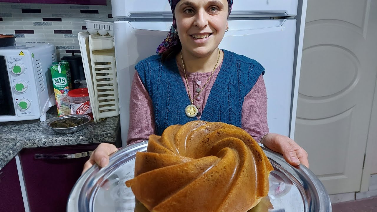 Kek patladı gitti yeni kalıpta ilk keki yaptık 🥮🥮🥮