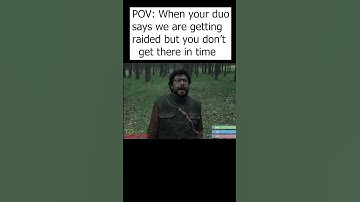 POV: you are getting raided but you don