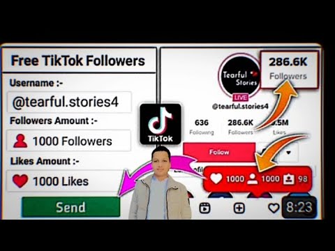 how to get free TikTok followers 💯💯🆓🆓🆓😍😍😍. new website. TikTok ...