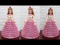 How to decorate doll with glitter foam | Simple way to decorate dolls