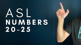 Numbers 20-25 in ASL | American Sign Language for Beginners screenshot 5