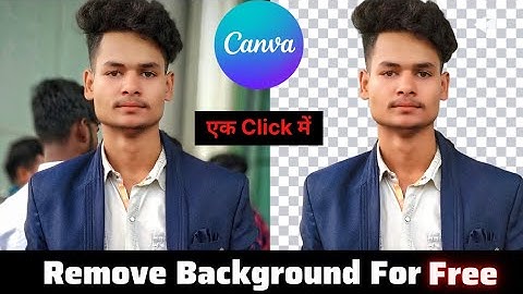 How to Remove Photo Background in Canva For Free || Canva Background Remover