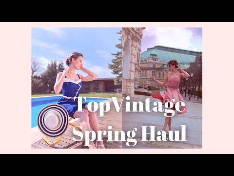 Top Vintage Spring Try-On Haul (1950s inspired fashion)