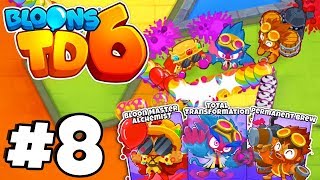 *TIER 5* ALL MAX LEVEL ALCHEMIST! - Bloons Tower Defense 6 Part 8 (BTD 6 IOS/Android)