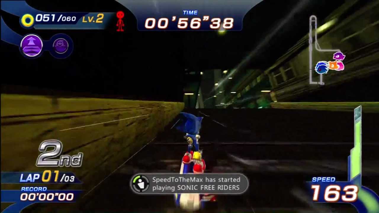 Sonic Free Riders: Metropolis Speedway (Expert / Free Race) [1080 HD ...