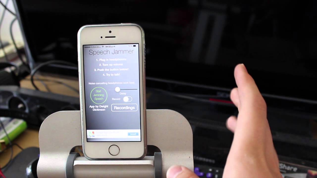 conoce lo que es speech jammer youtube speech jammer how it works