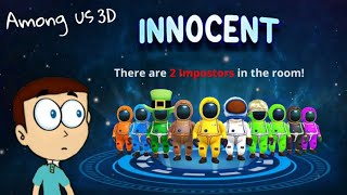Among Us 3D : Impostor Android Game | Shiva and Kanzo Gameplay screenshot 5