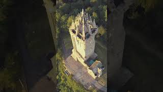 Awesome view on Monument of legendary William Wallace" - music  from Braveheart movie #shorts