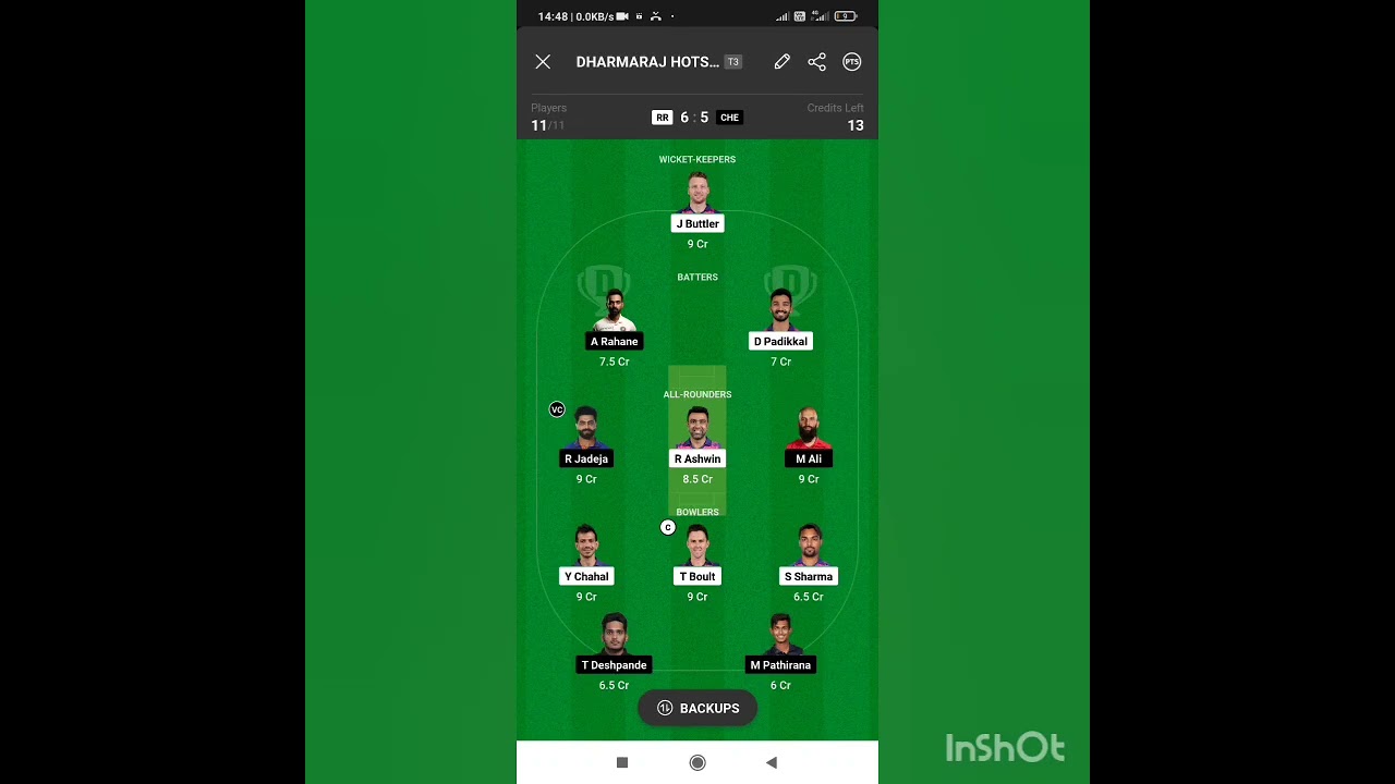 CSK VS RR TEAM PREDICTION