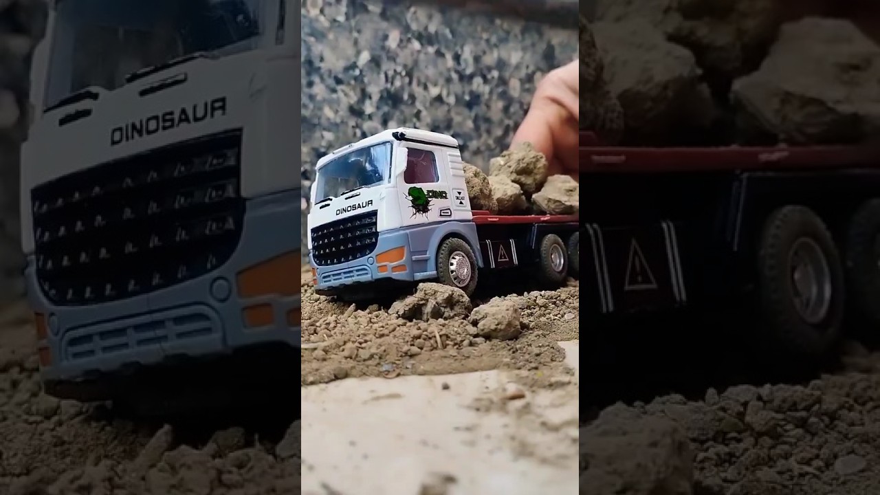 TATA Truck | Ashok Leyland customized long truck trolley scale model full load Container Lorry