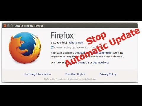 Video: How To Disable Automatic Updates For Mozilla Firefox