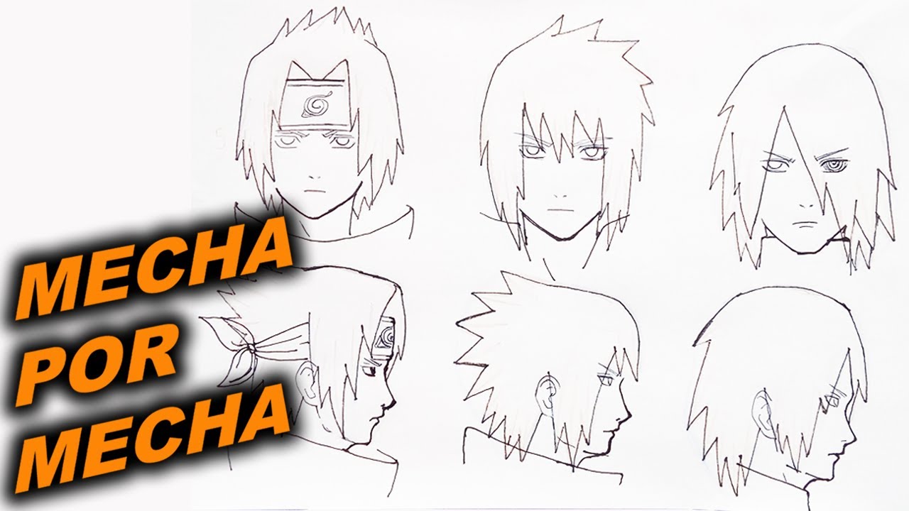 Aprenda Como Desenhar O Cabelo Do Naruto EM 3 FASES 😍😍 