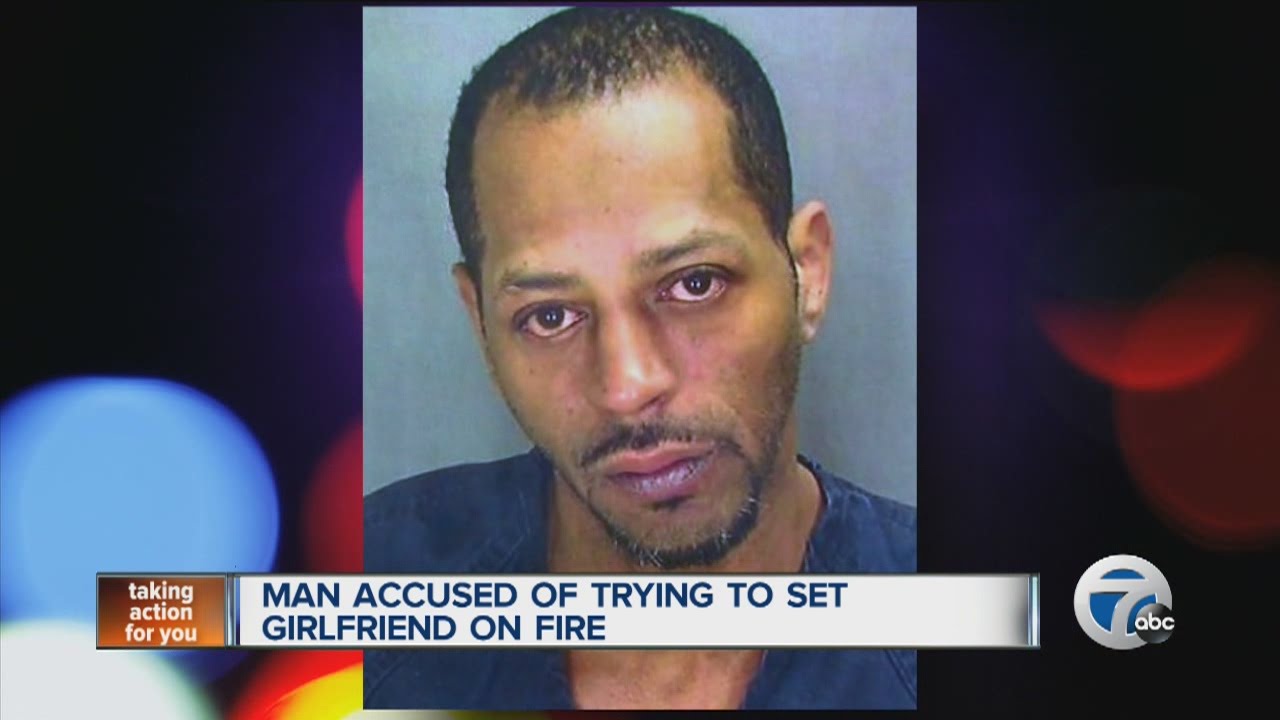 Man accused of trying to set girlfriend on fire - YouTube