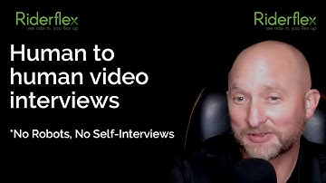 "Human To Human Video Interviews" | Riderflex