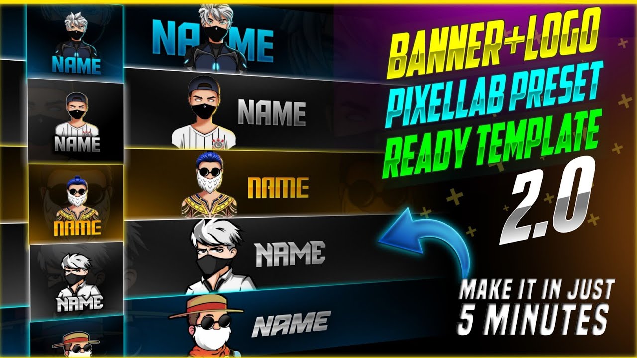 BANNER AND LOGO PRESETS part 2 | MOSCOT REVAMP| PIXELLAB PLP FILE