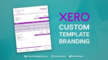 Xero Invoice Template Design