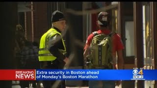 Security Stepped Up In Boston Ahead Of Boston Marathon