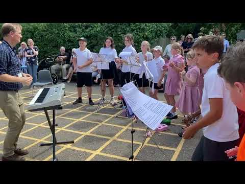 Pupils sing at final farewell to Brancaster Primary