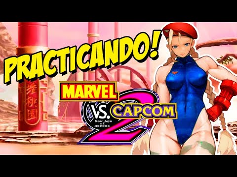 ELOISA ENTRENANDO COMBOS CON CAMMY EN MARVEL VS CAPCOM 2!!