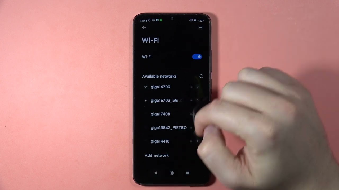 Redmi 13C: Reset All Network Settings