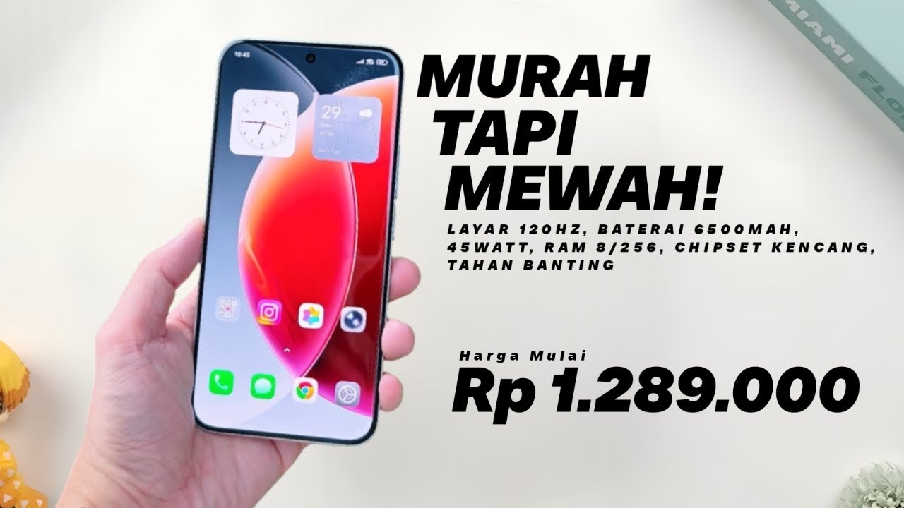 GAK ADA LAWAN, RAM 8/256 GB, 6500MAH - HP  1 JUTAAN TERBAIK JANUARI 2026
