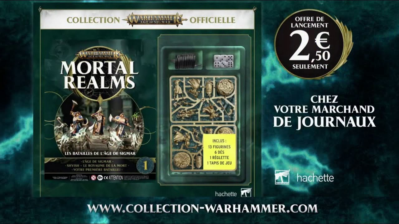 Warhammer Age of Sigmar Hachette - n°1 "chez votre marchand de journaux