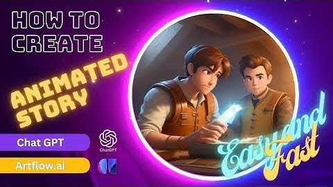 How to make animated story with Chat GPT and Artflow.ai | Pro Creation