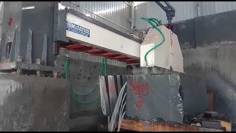 Multi Blade Granite Block Cutter Machine - Rajsamand Engineering Works