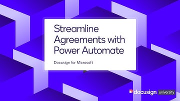 Docusign for Microsoft: Streamline Agreements with Power Automate