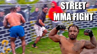 BODYBUILDER vs MMA FIGHTER *brawl