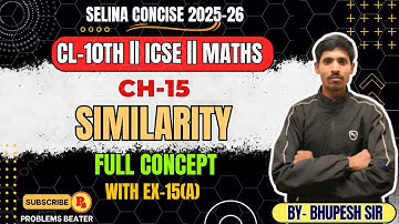SIMILARITY || CONCEPT || EX-15(A) || MCQ
