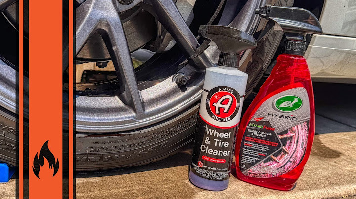 Turtle Wax Hybrid Solutions Hyper Foam Wheel & Tire vs. Adam’s Wheel & Tire Cleaner – Head-to-Head!