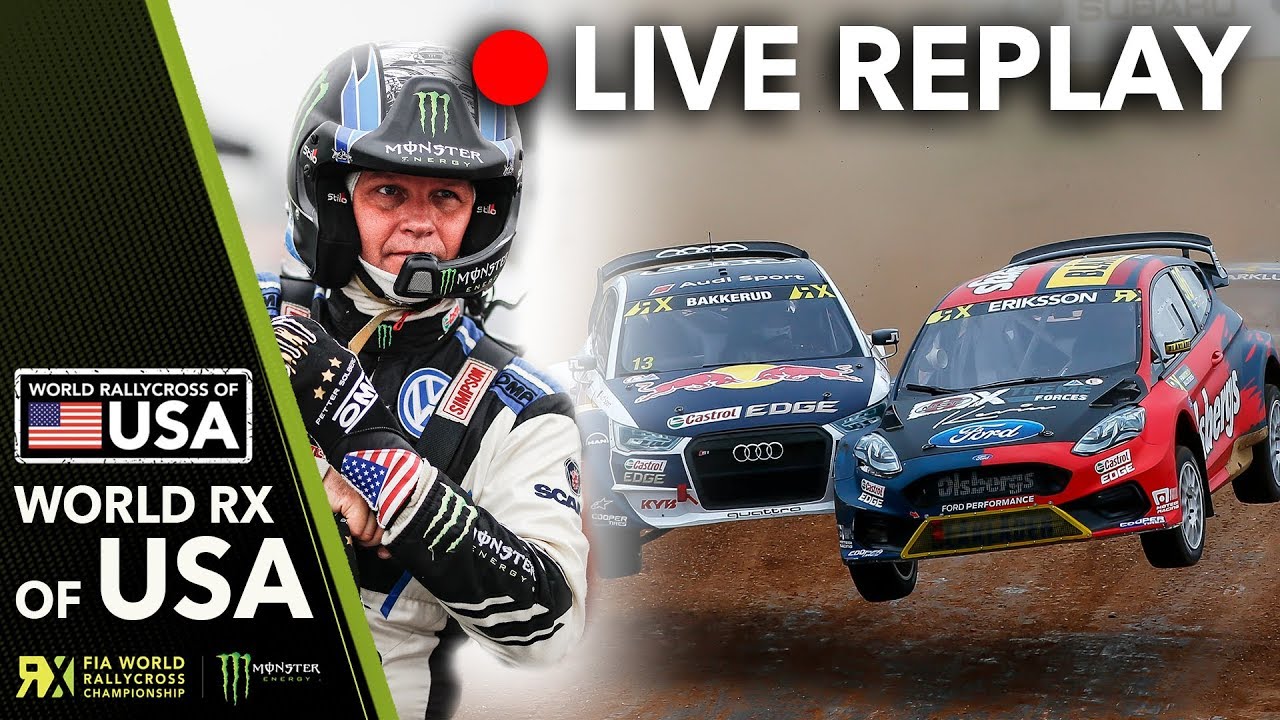 LIVESTREAM REPLAY 2018 World Rallycross of USA | 2018 FIA World Rallycross Championship