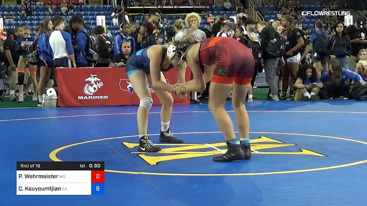 122 Lbs Rnd Of 16 Paige Wehrmeister Missouri Vs Ch...