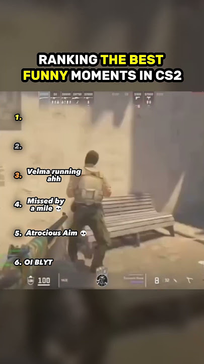 Ranking The BEST Funny Moments in CS2 #counterstrike2 #shorts