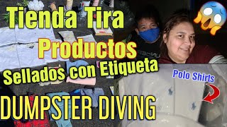 ♻️Dumspter Diving at  Big Corporate😱Store They Threw all This in The Trash TIENDA TIRA TODO ESTO