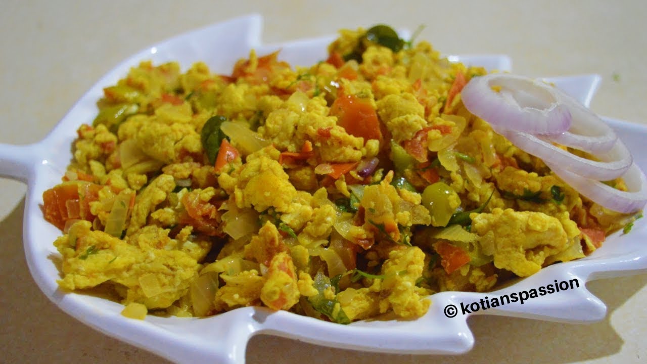 Simple & Quick Egg Bhurji|Anda Bhurji|ಮೊಟ್ಟೆ ಪಲ್ಯ|Scrambled Egg|Healthy Breakfast-KotiansPassion | Kotian