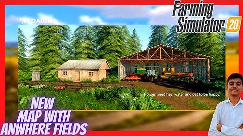 New map First look |Fs20 Newmap | New map | New map New design | Timelapse | #Farmingview