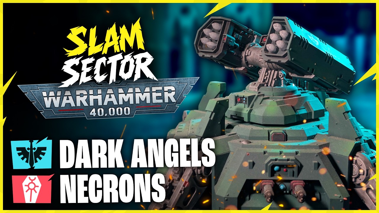 Dark Angels vs Necrons | Warhammer 40k LIVE Battle Report