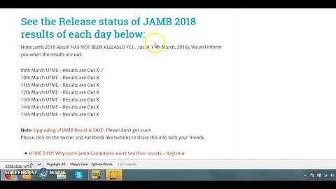 Jamb 2019 result: How to Check your JAMB UTME Result with Registration Number