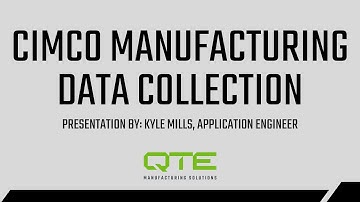 CIMCO MDC Overview