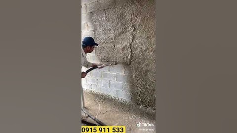 100 hay không bằng quen tay, cùng xem máy phun vữa hoạt động anh em xây dựng nhé