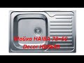 Распаковка и обзор кухонная Мойка HAIBA 78×50 Decor HB0648